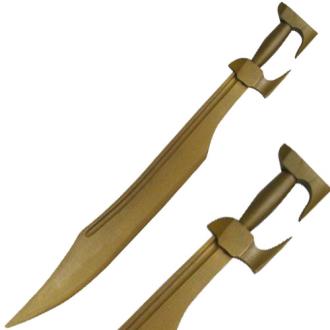 300 Movie Wooden Practice Sword King Leonidas Spartan Sword