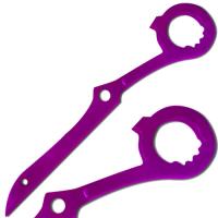 W-3041 - Kill La Kill Purple Wooden Scissor Sword Blade