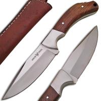 WD-9411 - White Deer Full Tang J2 Steel Tactical Knife Walnut Grip Drop Point