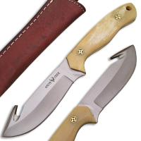 WD-9414 - White Deer Guthook Ranger Series J2 Steel Skinner Knife Buffalo Bone Grips