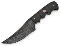 WDM-2372 - White Deer Tactical Operator Damascus Steel Knife Full Tang Grooved Micarta Handle