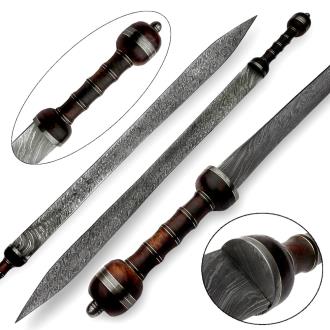Historical  Custom Made Damascus Steel Gladiator Sword