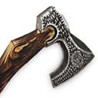 Hand Forge Line Head Etched Axe D-2 Steel
