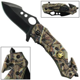 K-9 Mini Tactical Spring Assisted Knife WG923BR Tactical Knives