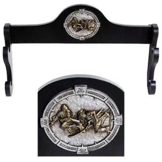 2 Pcs Tier Wall Mount Katana Sword Display