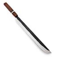 WSDM-2424 - WHITE DEER Japanese Shape Long 17.7&quot; Forging Hammer TANTO Kitchen Chef Knife