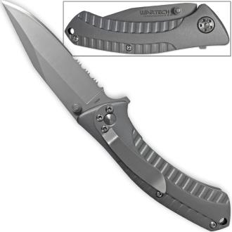 Wartech USA Unified Defender Folding Knife Extreme VersaPocket 440 Stainless Steel