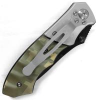 YC-261 - Wartech USA Military Style Digi-Camo Folding Pocket Knife EDC Serrated Blade