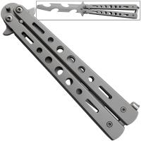 YC-301S - Balisong Training Butterfly Knife Style Can Openr