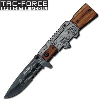 Police M-16 Style Spring Assist Knife