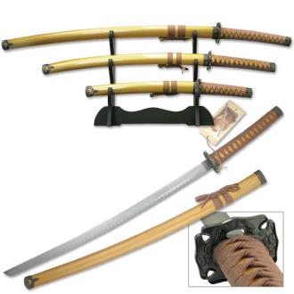 3 Piece Samurai Sword Set YK-58G4 by SKD Exclusive Collection