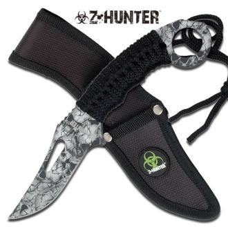 Fixed Blade Knife ZB-041GY by Z-Hunter