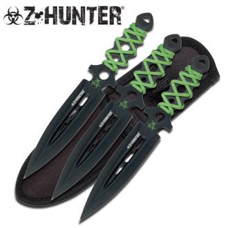Z Hunter ZB-075-3 Throwing Knife Set 7.5" Overall