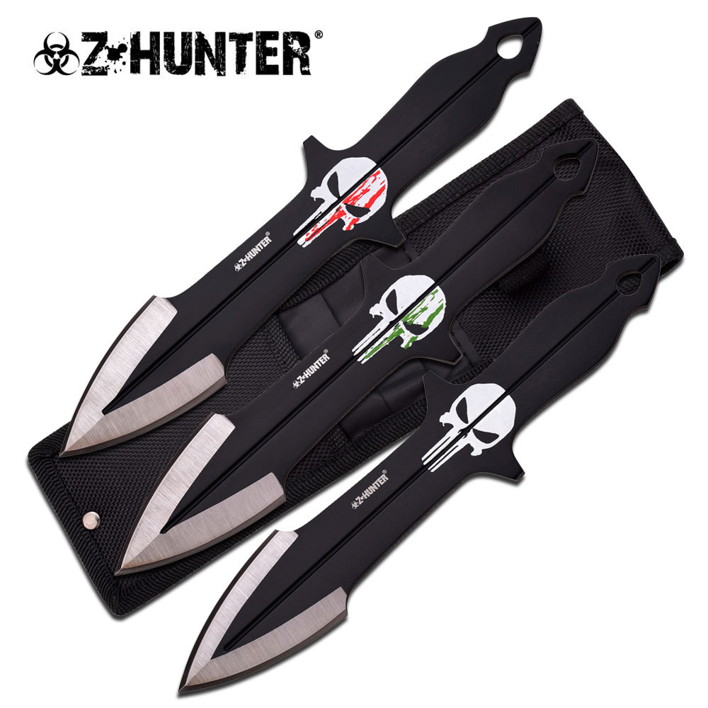 Z HUNTER ZB0893 THROWING KNIFE SET 8" OVERALL