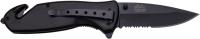 ZB-104 - Z-Hunter Biohazard Emergency Folder Knife with Aluminum Handle Black Green