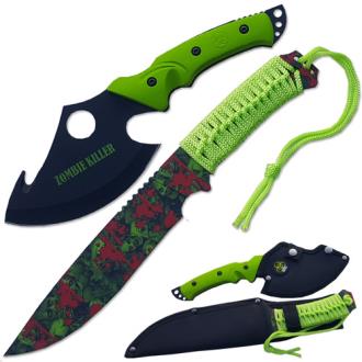 Ultimate Zombie Survival Knife Set Full Tang Sharp