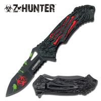 ZB-040RD - Red Zombie Hunter Assisted Opening Folder Knife