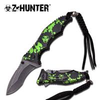 ZB-072GN - Biohazard Zombie Survival Gear Spring Assisted Knife