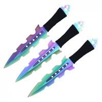 AB13RW - 7.5&quot; 3 PC SET THROWING KNIFE