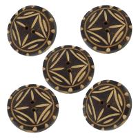 IN19121-5SET - African Zulu Tribal Horn Handmade Button Set