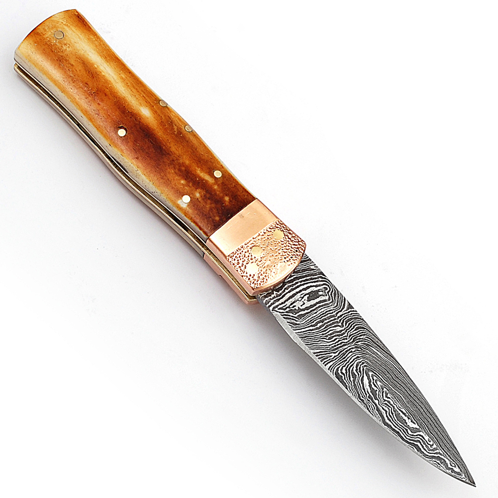 Automatic Lever Lock Urban Bone Knife
