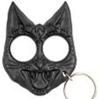 Az-114BK Self Defense Evil Cat Keychain