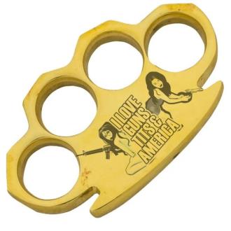 I Love Guns T-ts and America Heavy Duty Real Brass Buckle Paperweight
