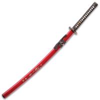 KZ1032 - Shinwa Crimson Warrior Katana With Scabbard