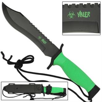 To the Point Killer Green Survival Bowie Knife