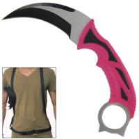 CH0123PK - Athena of the Night Fixed Blade Survival Karambit