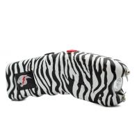 CH23-BZA - Zebra Print Cyclone Rechargeable Stun Gun With LED Light and Alarm