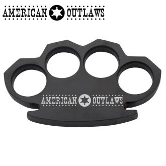 American Outlaws Steam Punk Black Solid Metal Paper Weight