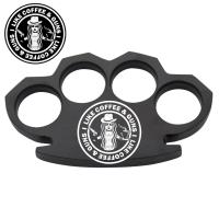 CI-300-BK-ILCG - Gunbucks I Like Coffee and Guns Black Solid Metal Paper Weight