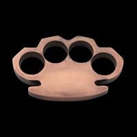 CI-400-CA-CL - 14 oz Solid Handle Copper Brass Knuckle