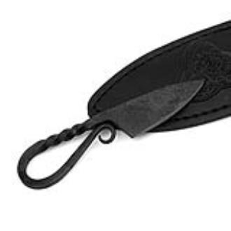 Twisted Sister Miniature Pocket Neck Knife Necklace | Black Sheath |