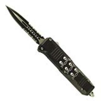 Crossbones Miniature Automatic Out the Front Knife