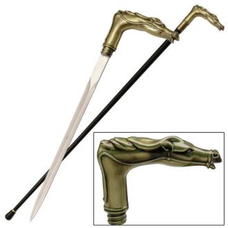 Gentlemen's Horse Sword Cane CS1154 - Cane Swords
