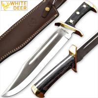 D2S-401 - White Deer D2 Steel Extreme Duty XXL Bowie Knife Large Independent Survival Implement D-2