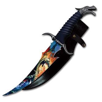 Fantasy Dragon Bowie Knife Dagger