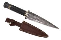 DM-1113 - Wild Turkey Handmade Damascus Dirk