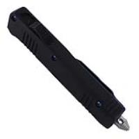DS56 - Touch of Sapphire Damascus Steel Mini Automatic OTF Switchblade Knife