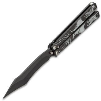 Ghost Dragon Butterfly Knife Stainless Steel Blade