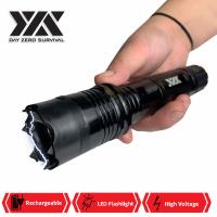 CH57BK - DZS Elite Force Stun Gun All Metal 10 Million Volt Rechargeable + LED Flashlight