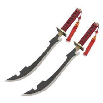Japanese Scimitar Ninja Twin Sword Set