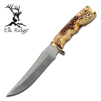 Elk Ridge Hunting Knife Simulated Bone