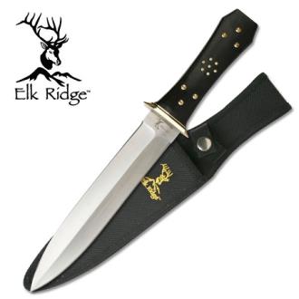 Elk Ridge Knife Fixed Double Edged Blade