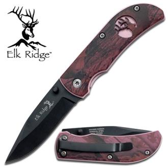 Elk Ridge Purple Folding Knife