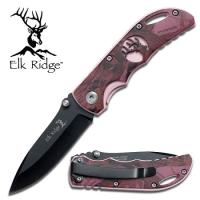 ER-134PC - Elk Ridge Folding Knife Purple Camo