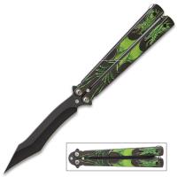 NF1080 - Poison Dragon Butterfly Knife - Stainless Steel Blade