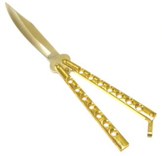 Butterfly Knife Gold 131GD Butterfly Knives Tools